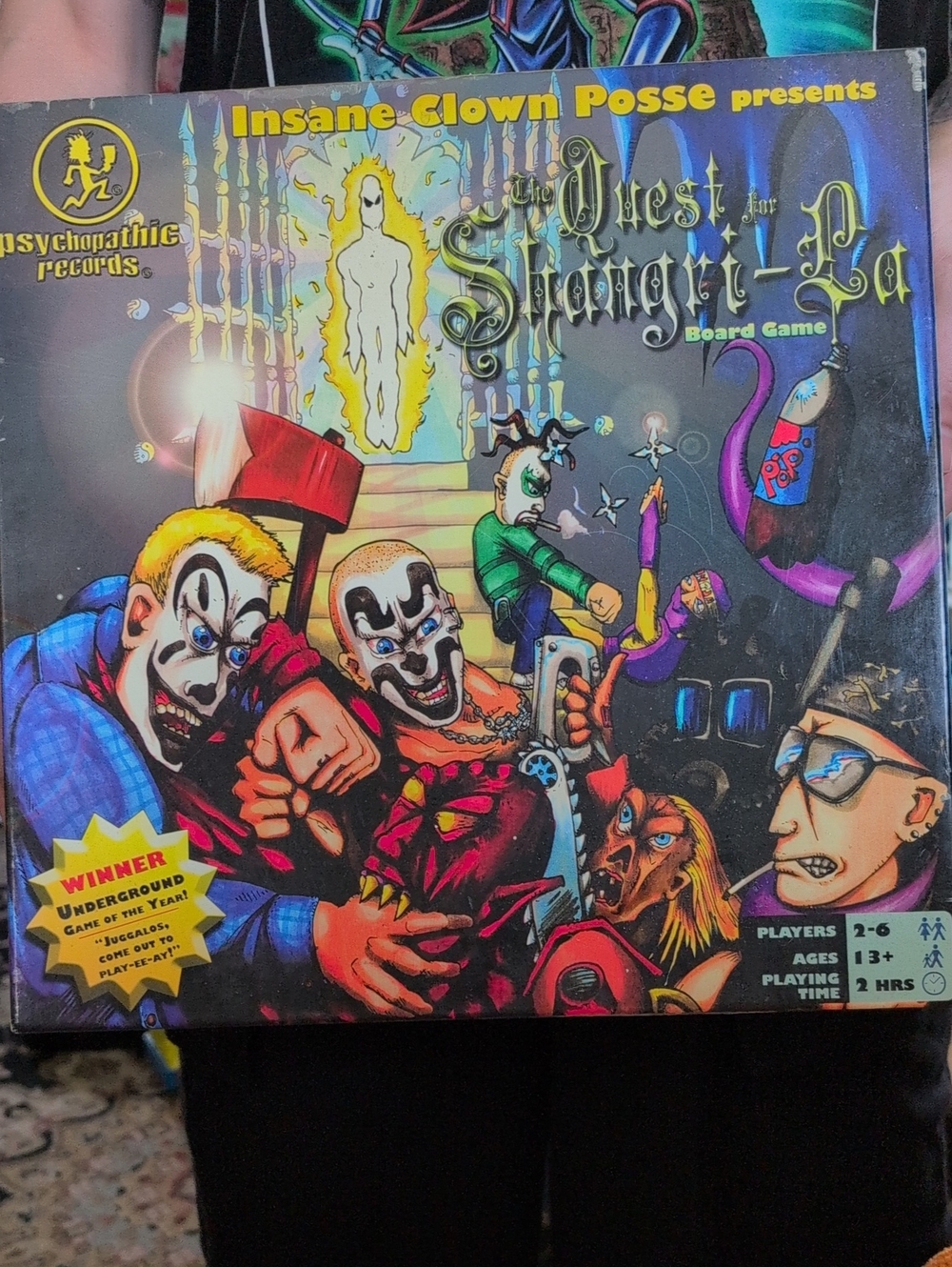 Rare Insane Clown Posse The Quest for Shangri-La Board Game Colorful Graphic Box